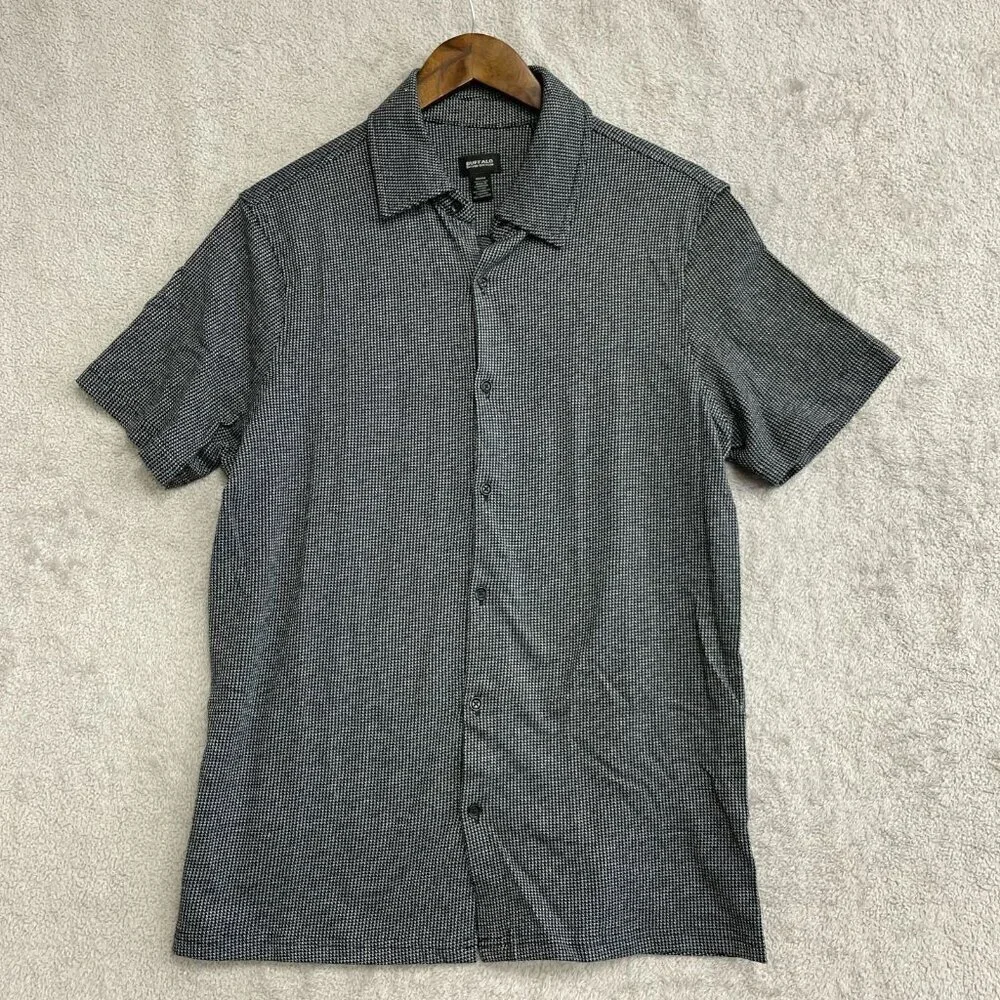 NEW Buffalo David Bitton Men's M Short Sleeve Button-Up Shirt  Printed